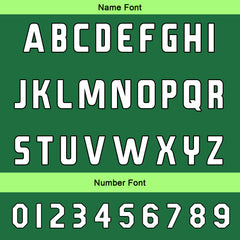 Benutzerdefinierte Grün Reversibel Fußball Trikot Personalisierte Gradient Fußball Shirts für Männer gedruckt Team Name Nummer Logo