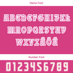 Maßgeschneiderte Rosa Letterman Varsity Jacket Individuelle Stickerei Druck nach Ihrem Wunsch