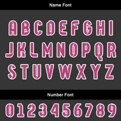 Benutzerdefinierter Rosa Rot Basketball Jersey Uniform Anzug gedruckt Ihr Logo Name Nummer