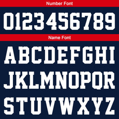 Benutzerdefinierte Marine Rot Kurzarm-Kapuzenpullover für Männer Frauen Hemden mit Kapuzen gedruckt Name Logo