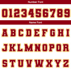 Benutzerdefiniert Weiß Gelb Rot Wasserdichte Varsity Jacken Personalisiert genäht Name Nummer Logo zu Letterman Jacken