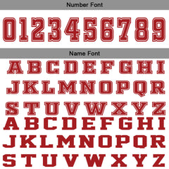 Benutzerdefinierter Weiß Rot Basketball Jersey Uniform Anzug gedruckt Ihr Logo Name Nummer