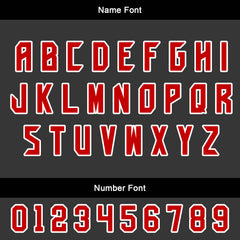 Benutzerdefinierte Schwarz Rot Trikots für Männer Frauen Personalisierte Fußball Uniformen für Erwachsene und Kind