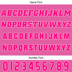 Benutzerdefiniert Rosa Baseball Uniformen Drucken für Jungs Mädchen und Kinder Machen Ihr Team Mehr Vielfältig