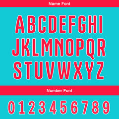 Benutzerdefinierte Heißrosa Türkis Reversibel Fußball Trikot Personalisierte Gradient Fußball Shirts für Männer gedruckt Team Name Nummer Logo