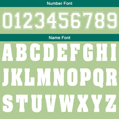 Benutzerdefinierte Hellgrün Grün Fußball Gradient Polo-Shirts Fügen Sie Ihr Einzigartiges hinzu Logo/Name/Nummer