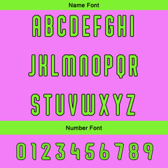 Benutzerdefinierte Grün Rosa Reversibel Fußball Trikot Personalisierte Gradient Fußball Shirts für Männer gedruckt Team Name Nummer Logo