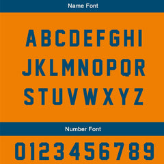 Kundenspezifisches Blau Orange Basketball Fußball Schießen langes T-Shirt für Erwachsene und Kinder