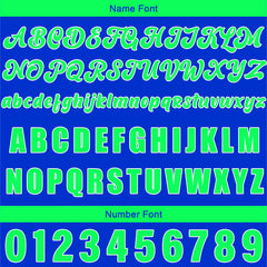 Benutzerdefiniert Blau Grün Baseball Uniformen Drucken für Jungs Mädchen und Kinder Machen Ihr Team Mehr Vielfältig