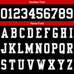 Benutzerdefinierte Schwarz Rot Fußball Gradient Polo-Shirts Fügen Sie Ihr Einzigartiges hinzu Logo/Name/Nummer