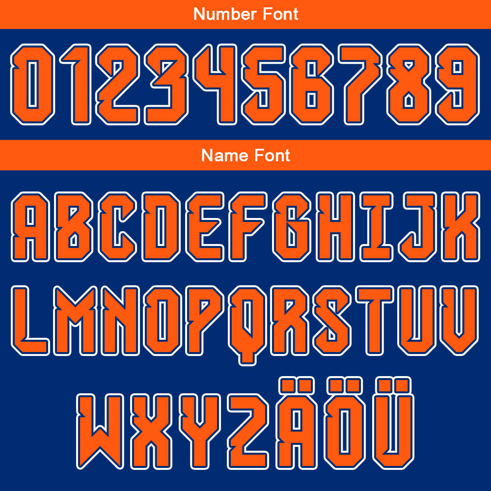 Benutzerdefinierter Blau Orange Weiß Basketball Jersey Uniform Anzug gedruckt Ihr Logo Name Nummer