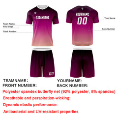Benutzerdefinierte Schwarz Lila Gelb Trikots für Männer Frauen Personalisierte Fußball Uniformen für Erwachsene und Kind