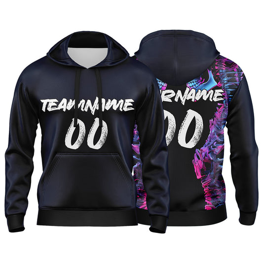 Benutzerdefinierter Sweatshirt-Hoodie für Mann, Frau, Mädchen, Junge. Drucken Sie Ihr Logo, Ihren Namen und Ihre Nummer Rosa