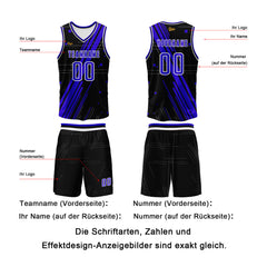 Benutzerdefinierter Lila Basketball Jersey Uniform Anzug gedruckt Ihr Logo Name Nummer