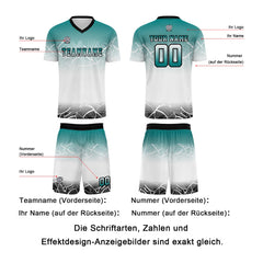 Benutzerdefinierte Weiß Trikots für Männer Frauen Personalisierte Fußball Uniformen für Erwachsene und Kind