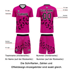 Benutzerdefinierte Rose Lila Trikots für Männer Frauen Personalisierte Fußball Uniformen für Erwachsene und Kind