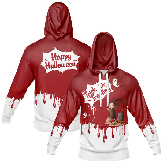 Benutzerdefinierter personalisierter Halloween-Hoodie für Halloween-Langarm-Sweatshirts für Erwachsene und Kinder, leichte, lässige Pullover-Oberteile