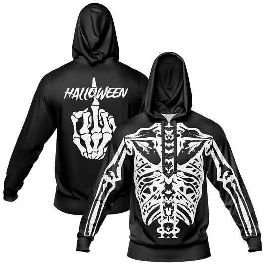 Benutzerdefinierter personalisierter Halloween-Hoodie für Halloween-Langarm-Sweatshirts für Erwachsene und Kinder, leichte, lässige Pullover-Oberteile