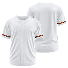 Benutzerdefinierte Authentisch Baseball-Trikot Weiss Netz