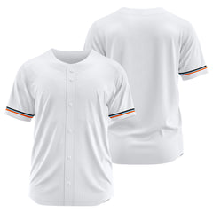 Benutzerdefinierte Authentisch Baseball-Trikot Weiss Netz