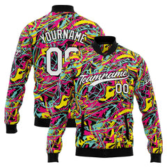 Personalisiert Benutzerdefiniert Jacke Anpassen Ihr Teamname, Logo und Nummer