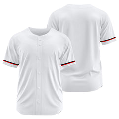 Benutzerdefinierte Authentisch Baseball-Trikot Weiss Netz