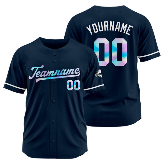 Ein personalisiertes authentisches Baseball-Trikot und eine Netz-Baseballmütze