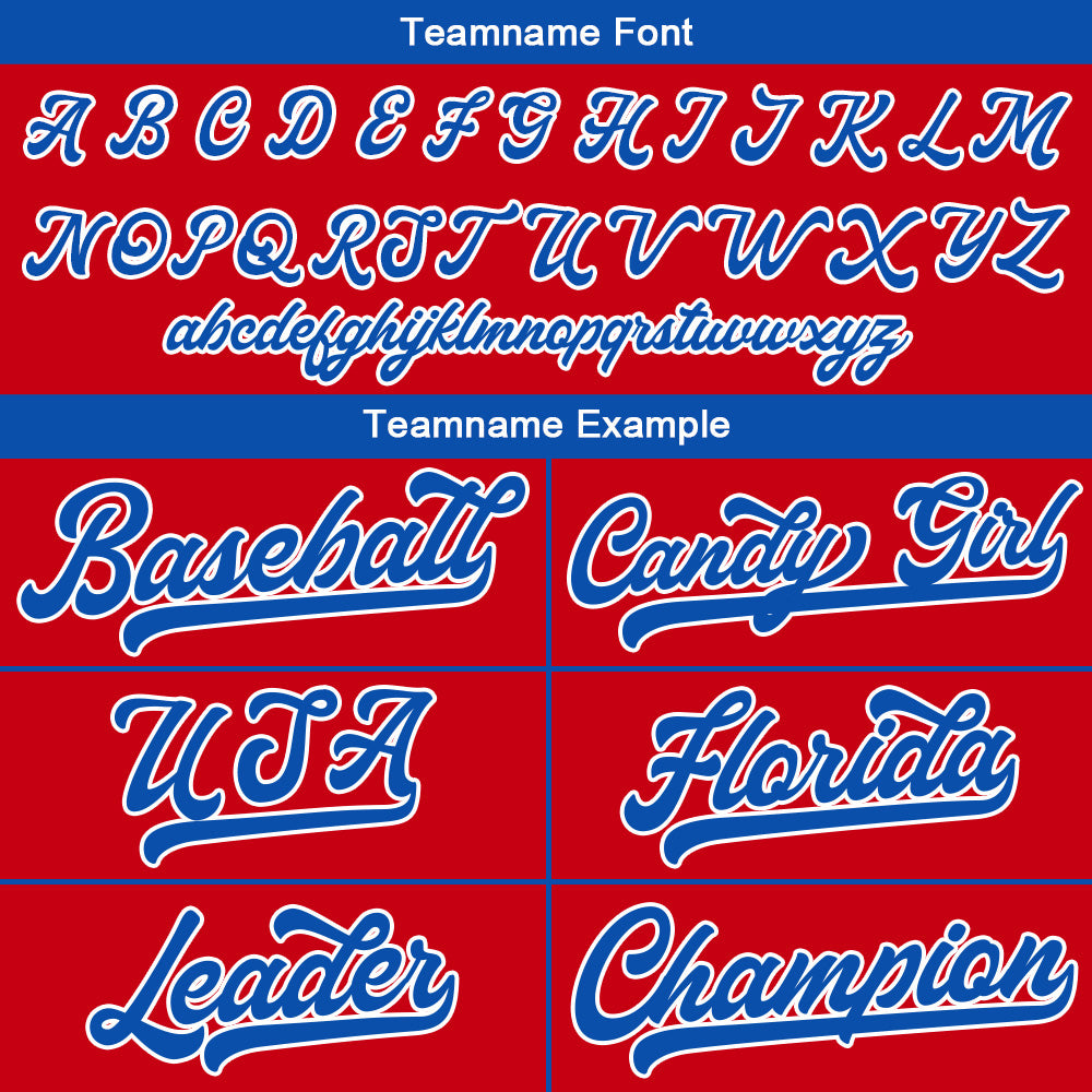 Benutzerdefinierte Authentisch Baseball-Trikot Rot Netz