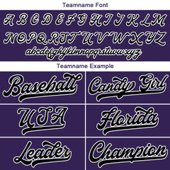 Benutzerdefinierte Authentisch Baseball-Trikot Lila Netz