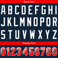 Benutzerdefinierte Authentisch Baseball-Trikot Marine Netz