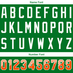 Benutzerdefinierte Authentisch Baseball-Trikot Grün Netz