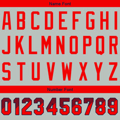 Benutzerdefinierte Authentisch Baseball-Trikot Grau Netz