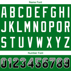 Benutzerdefinierte Authentisch Baseball-Trikot Grün Netz