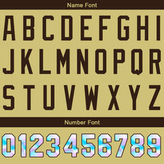 Ein personalisiertes authentisches Baseball-Trikot und eine Netz-Baseballmütze