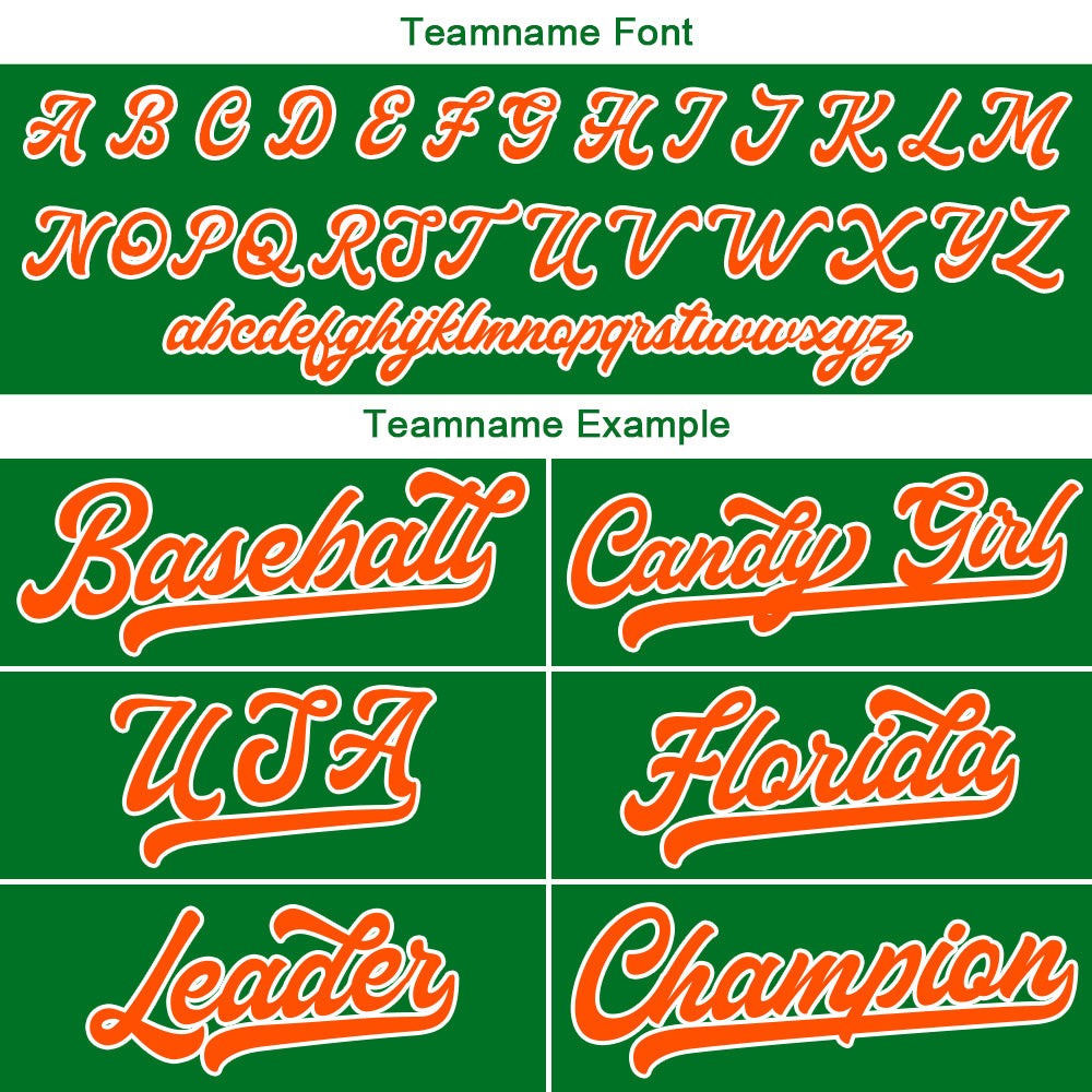 Benutzerdefinierte Authentisch Baseball-Trikot Grün Netz