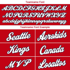 Benutzerdefinierte Authentisch Basketball Trikot Rot-Weiß-Marine