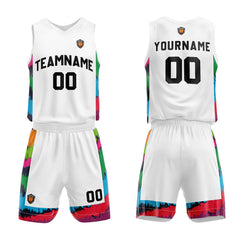 Benutzerdefinierter Basketball Jersey Uniform Anzug für Männer Frauen Mädchen Jungen gedruckt Ihr Logo Name Nummer