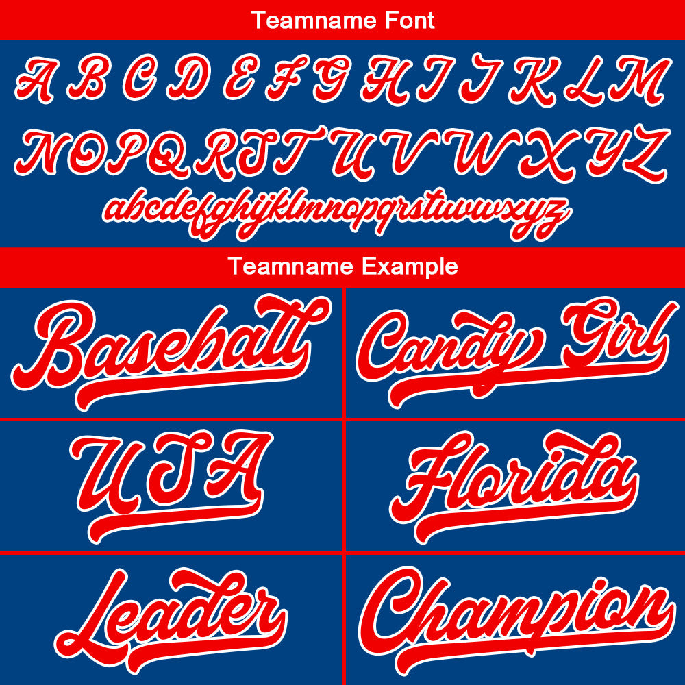 Benutzerdefinierte Authentisch Baseball-Trikot königlich Netz