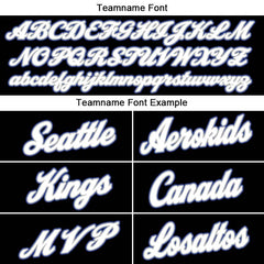 Benutzerdefinierte Authentisch Basketball Trikot Schwarz-Weiß-Grau- königlich