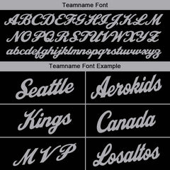 Benutzerdefinierte Authentisch Basketball Trikot Schwarz-Neongrün-Grau