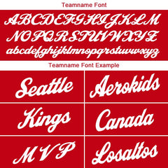 Benutzerdefinierte Authentisch Basketball Trikot Rot-Weiß-Marine