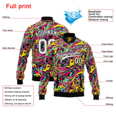 Personalisiert Benutzerdefiniert Jacke Anpassen Ihr Teamname, Logo und Nummer