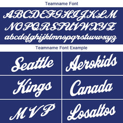 Benutzerdefinierte Authentisch Basketball Trikot Königlich- Weiß- Rot