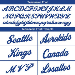 Benutzerdefinierte Authentisch Basketball Trikot Weiß-Blau-Rot-Gelb