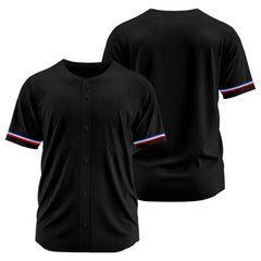 Benutzerdefinierte Authentisch Baseball-Trikot Schwarz Netz