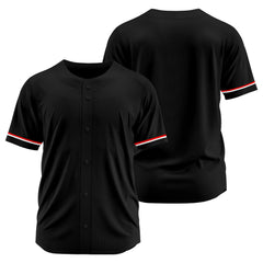 Benutzerdefinierte Authentisch Baseball-Trikot Schwarz Netz