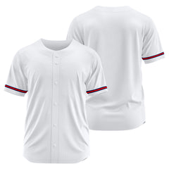 Benutzerdefinierte Authentisch Baseball-Trikot Weiss Netz