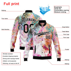 Personalisiert Benutzerdefiniert Jacke Anpassen Ihr Teamname, Logo und Nummer