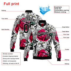 Personalisiert Benutzerdefiniert Jacke Anpassen Ihr Teamname, Logo und Nummer