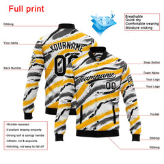 Personalisiert Benutzerdefiniert Jacke Anpassen Ihr Teamname, Logo und Nummer